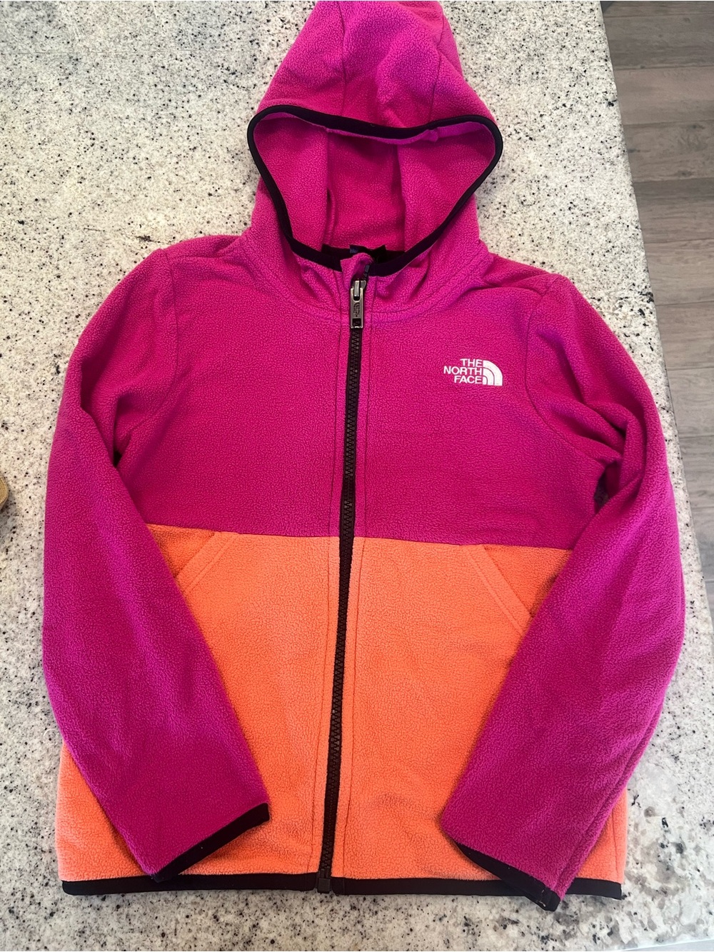 The North Face jacket girl size 6